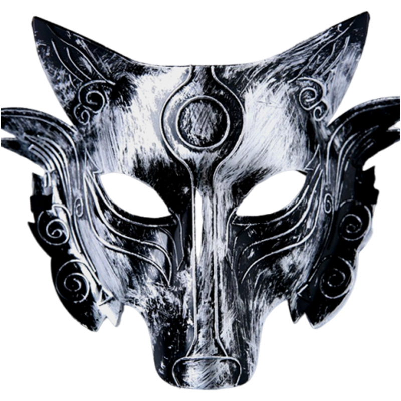 Carnaval transfronterizo retro retro máscaras de alto nivel fiesta de baile de Halloween para hombres máscaras de luchadores romanos