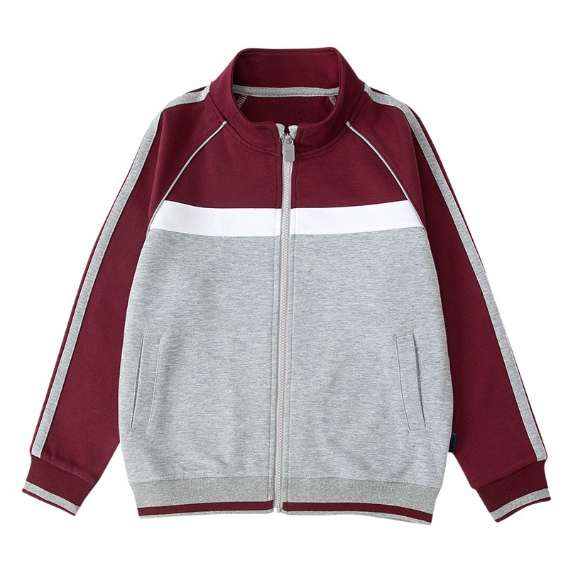 Униформа для начальной и средней школы, детская бейсбольная форма, рубашки с воротником-стойкой и молнией для мальчиков, темно-синие спортивные костюмы для младших и старших классов средней школы.