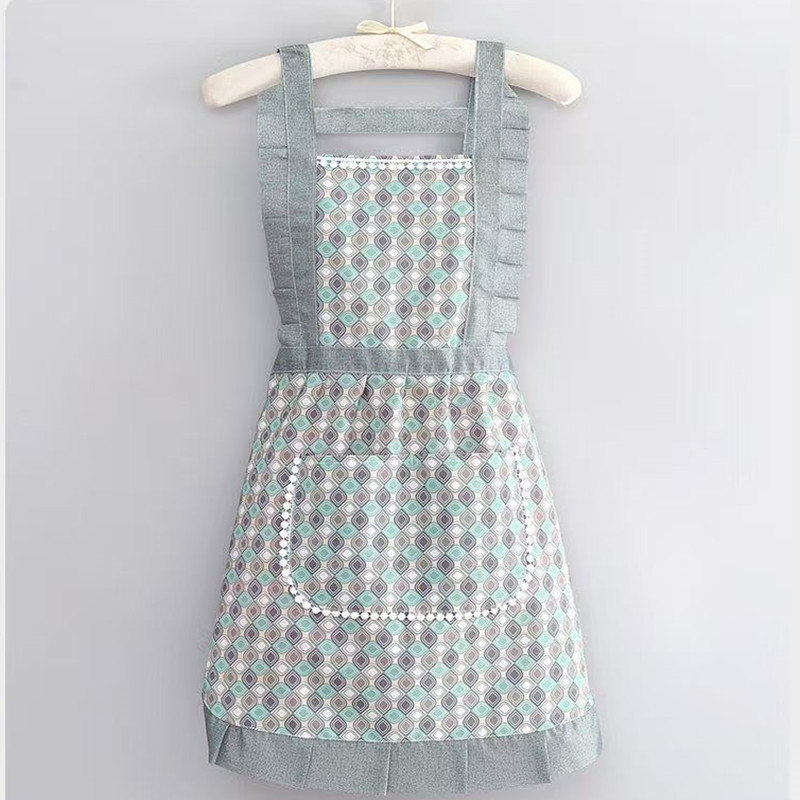 기하학 공주 드레스 그린