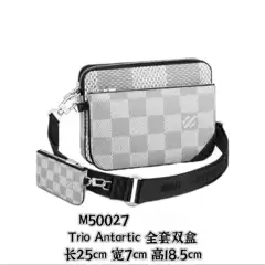 Cross-Border Men's Bag Direct Sales from the Source, Men's Crossbody Bag Three-In-One M69443, Double Box Dropshipping