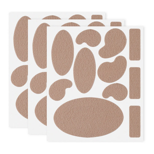 Flannel multi-functional casual stickers, sweat-absorbent, breathable, anti-wear, high-heeled shoes protective stickers, non-heeled heel stickers, anti-falling shoe stickers