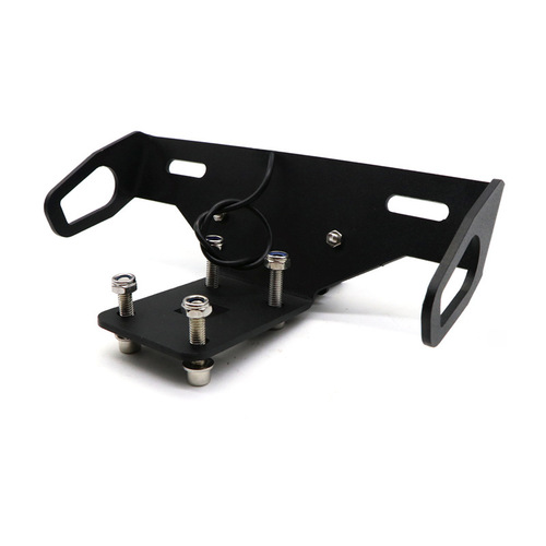 Applicable for KAWASAKI Z1000 2014-2017 Motorcycles, Modification License Plate Mount with Light, Short Tail License Plate Frame