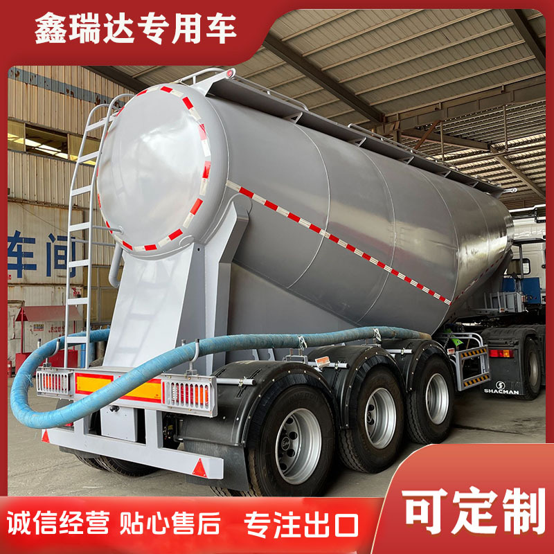 48m³ Bulk Cement Tank Bulk Urea Tank Truck Calcium Carbonate Transport Tank Tank Truck Feed Pellet Transport Tank Truck
