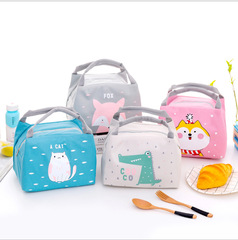 New Animal Large Capacity Lunch Box Bag Insulated Bag Korean Style Cartoon Cute Pet Bento Bag Small Insulated Bag