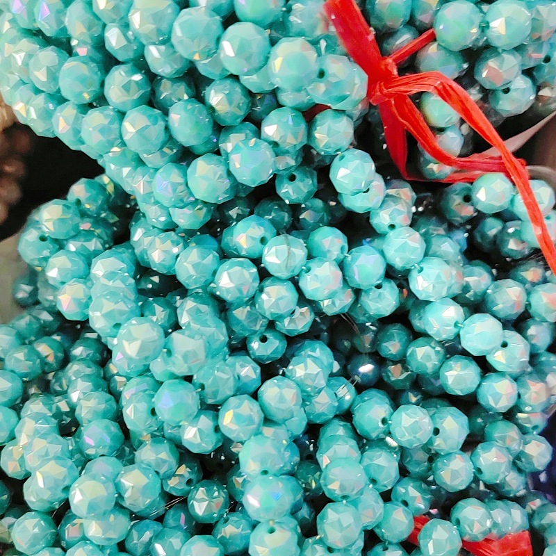 Mayorista 10mm cristal bola de flores galvanizado de alta temperatura abdiy bola de vidrio de colores pulseras collares pendientes accesorios de ropa