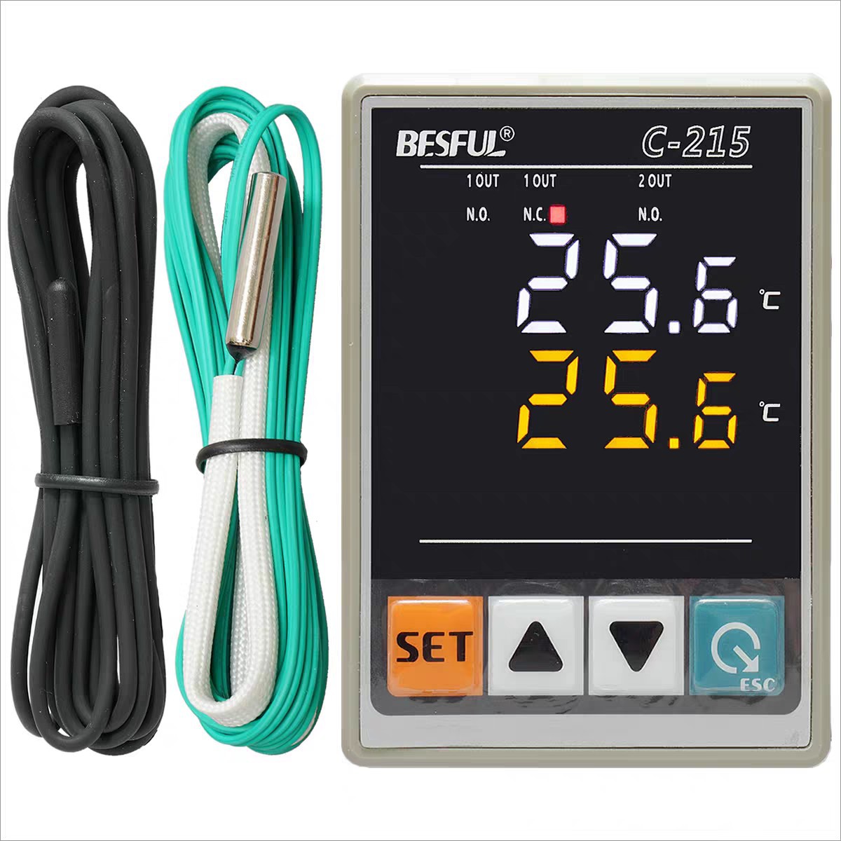 C215碧河BESFUL太阳能水箱温差循环温差仪温度差温差控制器C-215|ru