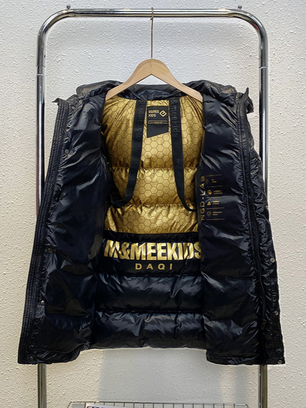 Children's long down jacket