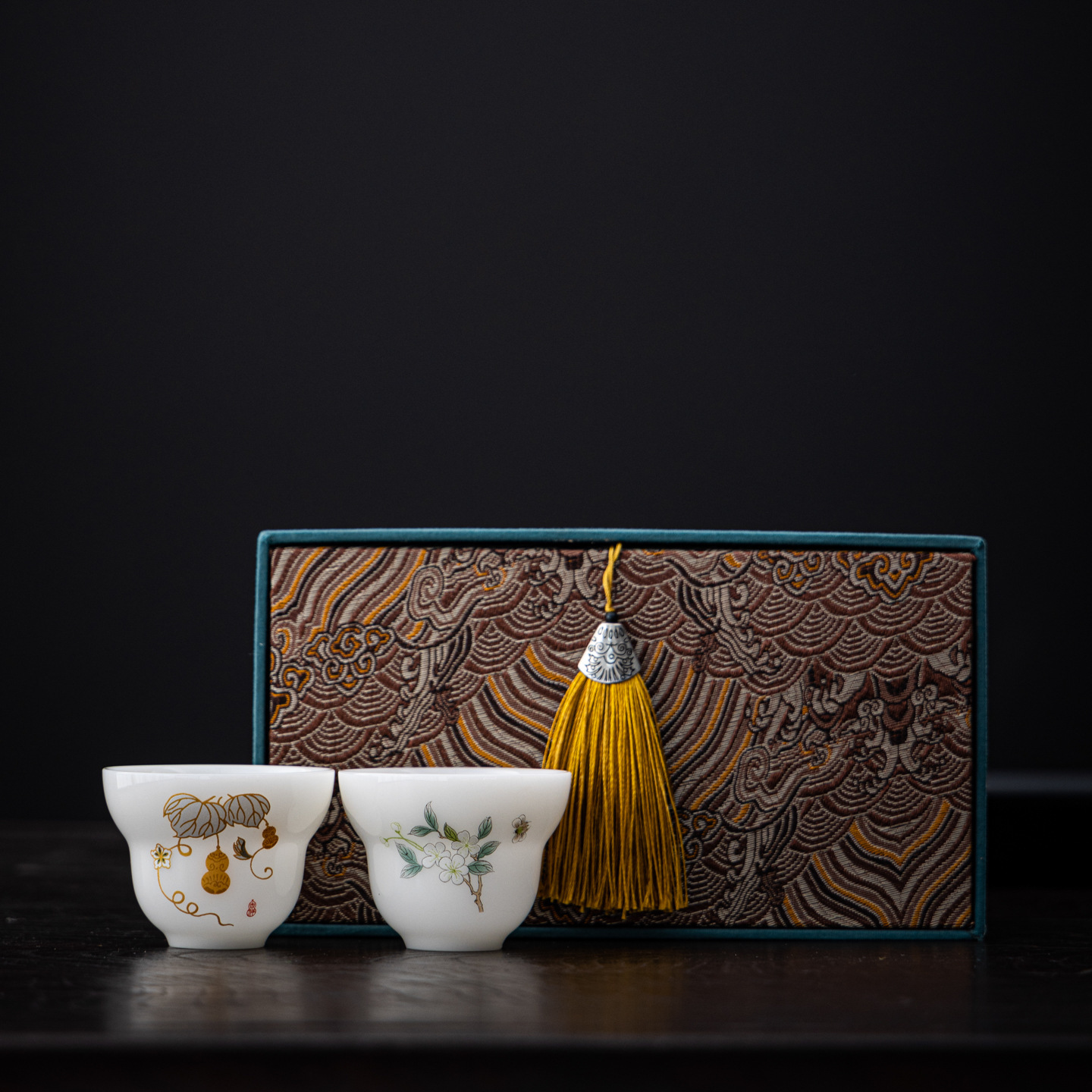 新品高级感璞玉瓷主人杯高档礼盒茶杯品茗杯公司商务礼品可做logo