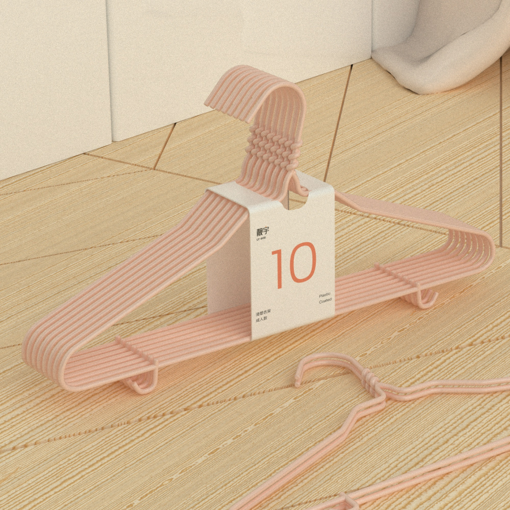 [라이트핑크] 46cm 두께의 플랫 숄더 스트랩 후크