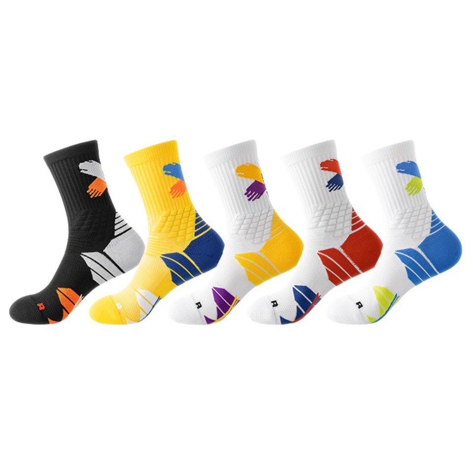 Plus Size Sports Socks For Men Basketball Long Thick Terry Sole Non Slip For Soccer And Badminton Spring Summer_desvips.com