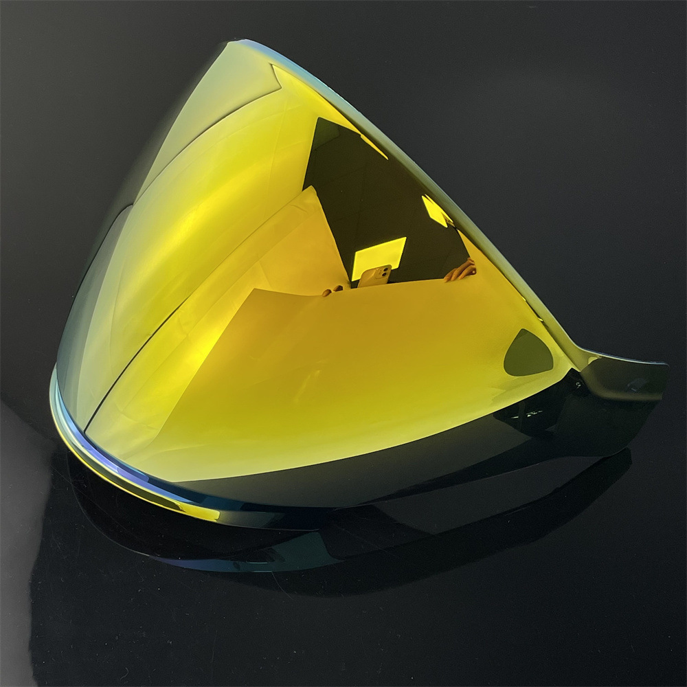 S30 Motorcycle Helmet Lens Is Suitable for G263/Jet-3 Half Helmet Lens Electroplated Sun Protection and Windproof Helmet Accessories