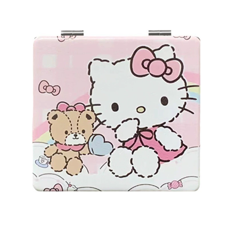 Hello Kitty, симпатичное складное настольное зеркало для учеников начальной школы