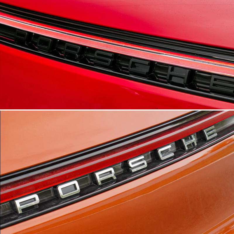 Applicable to Porsche panamera logo Paramela modified executive extended side logo rear trunk English letters