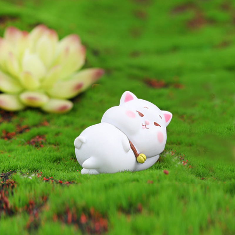 Nueva decoración de jardinería de micro paisaje gato lindo Daisy todos los días accesorios de decoración de paisajismo de bricolaje artesanías de pvc al por mayor