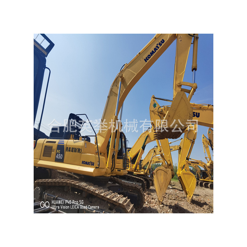 Comerciantes poderosos venta directa transfronteriza Komatsu PC450 excavadora de segunda mano 350 máquina de gancho noventa por ciento nuevo proyecto a gran escala