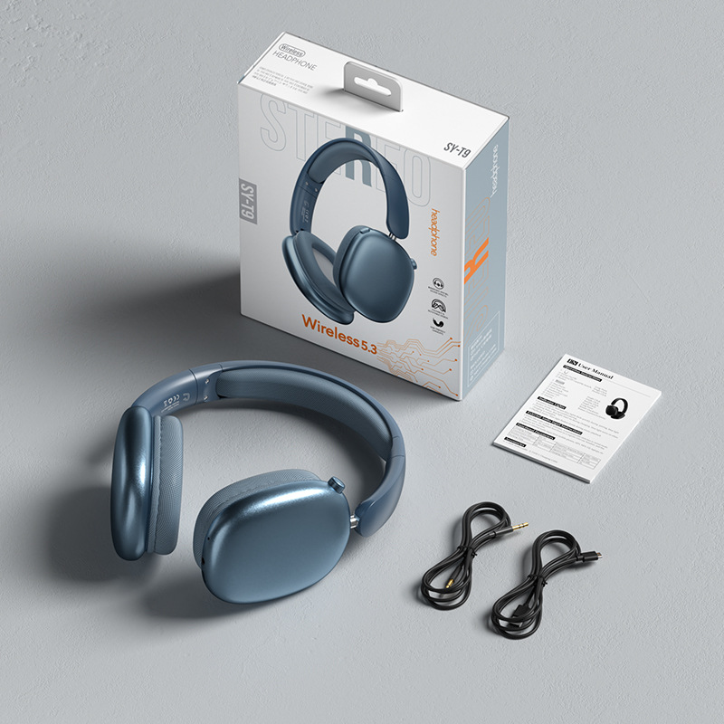 Auriculares Inalámbricos de Diadema para Negocios, Plástico ABS, Con micrófono, para Oficina