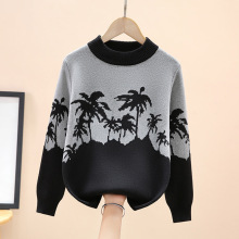 男童毛衣儿童2025新款男孩针织衫加厚纯棉男大童冬季中大童秋冬款