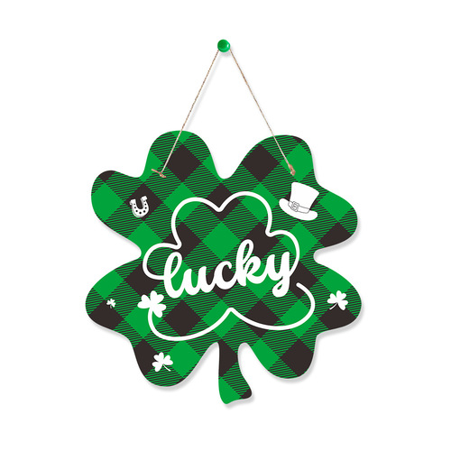 St. Patrick's Day Decoration Door Sign Hanging Irish Festival Outdoor Porch Layout Hanging Sign Wholesale Customization