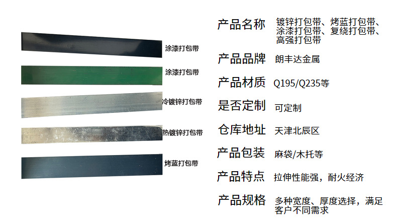 镀锌铁皮打包带