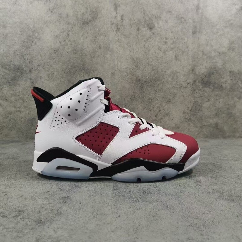 Foreign trade cross-border Jordan 6th generation basketball shoes AJ6 replica black and white playful blue men's shoes black and red mid-top sneakers Foreign trade cross-border Jordan 6th generation basketball shoes AJ6 replica black and white playful blue men's shoes black and red mid-top sneakers