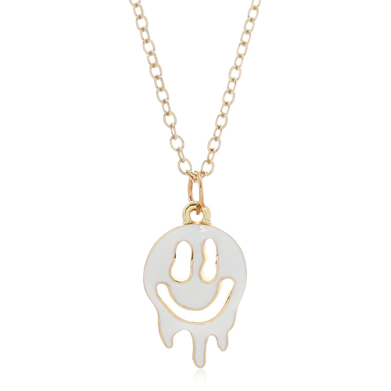 new fashion funny necklace hollow oil dripping ghost necklace