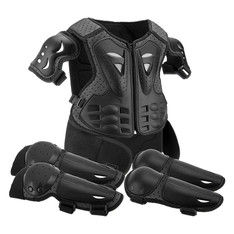 Fábrica al por mayor de niños equilibrio coche ciclismo ropa armadura ropa off-road motocicleta protección del pecho armadura chaleco resistente a la caída traje