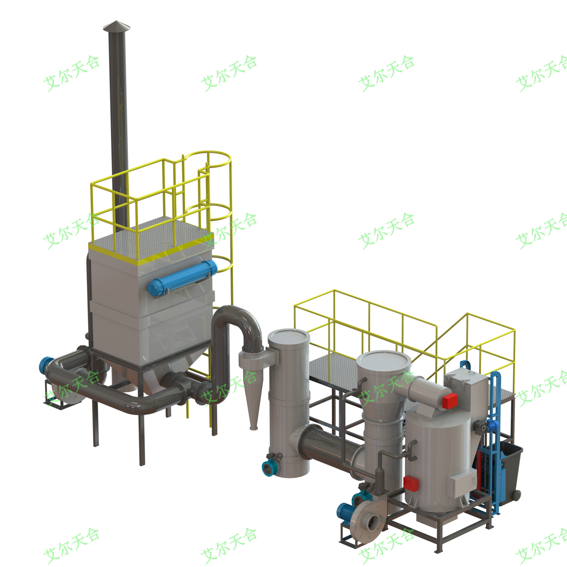 生活垃圾处理设备无烟无味焚烧炉生活垃圾焚烧炉价格垃圾低温焚烧