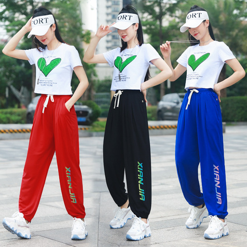 2024 Summer New Swing Dance Lantern Pants Square Dance Pants Cooling Dance Pants