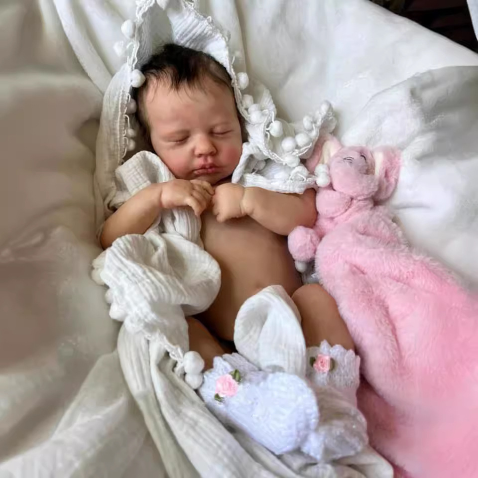Muñeca de simulación NPK LouLou de 19 pulgadas, bebé reborn, suministro transfronterizo de OZON Amazon, dropshipping