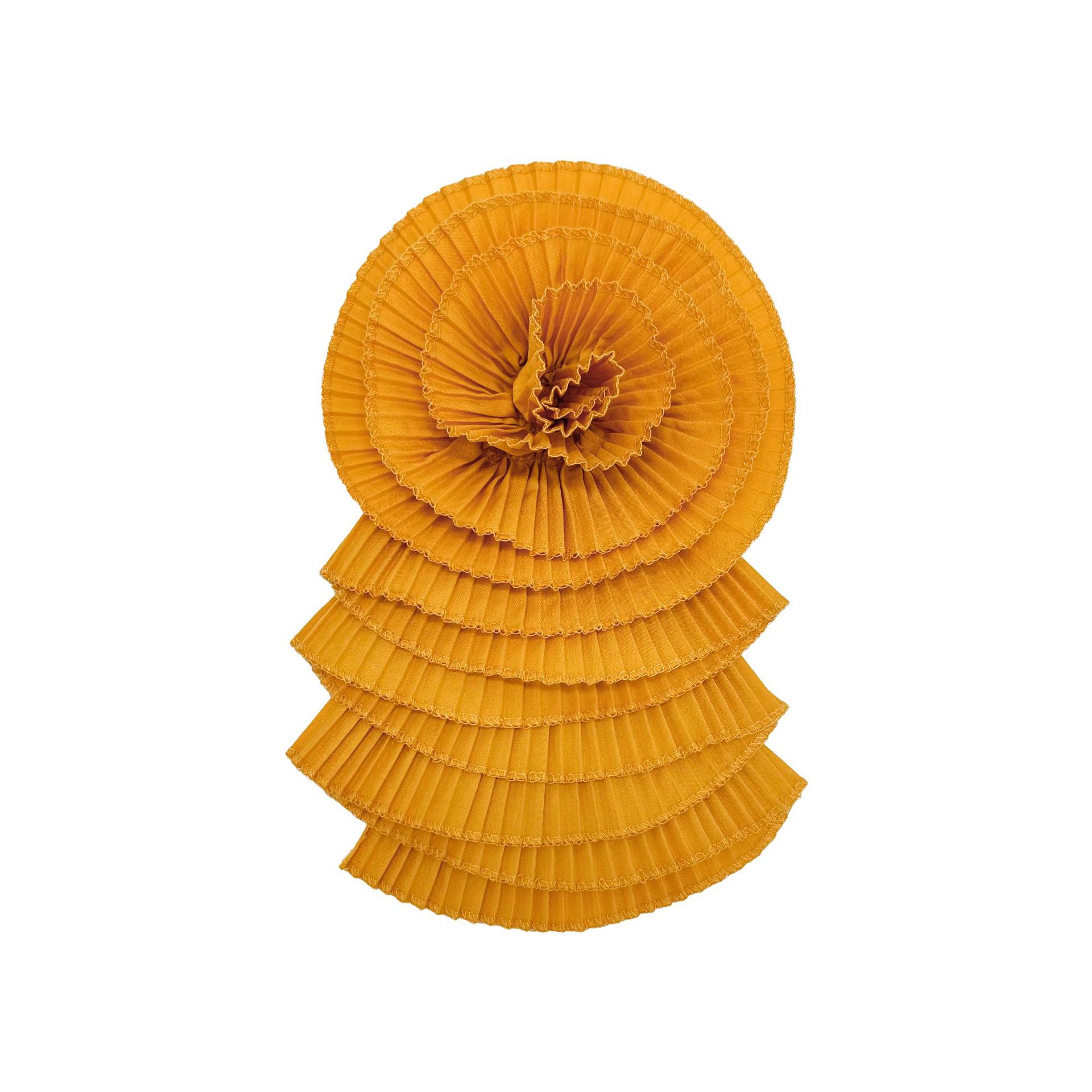 Broche de Flor Plisada Tridimensional de Poliéster para Accesorios de Ropa DIY image 31