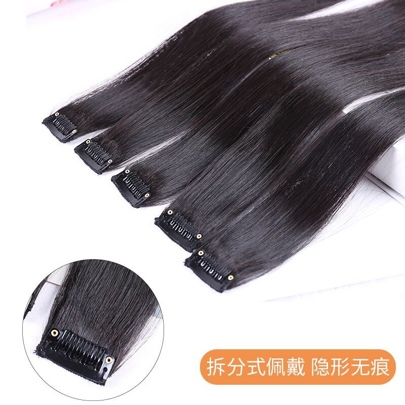 Hair Extension Ponytail Wig Hair Root Booster Braid Real Hair Women's Hairpiece Real Hair Ponytail Ribbon Claw Clip