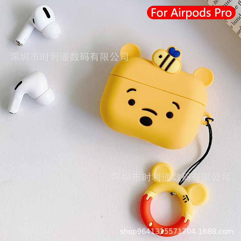 适用airpods pro三代无线蓝牙耳机保护套卡通硅胶苹果3代耳机软壳 适用airpods pro三代无线蓝牙耳机保护套卡通硅胶苹果3代耳机软壳