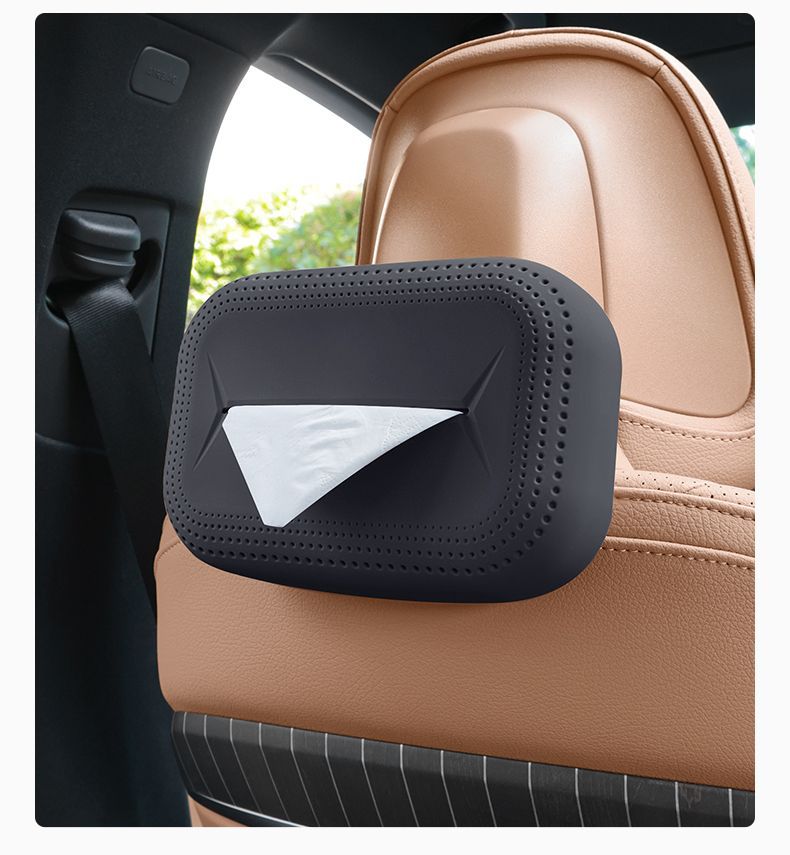 Mercedes-Benz E300L New E-Class C-Class Glc300L/C260L Car Tissue Box Bag Paper Box Car Supplies Decoration