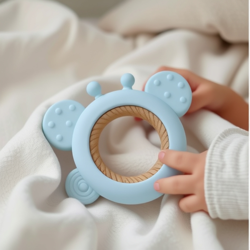 Modal para niños mariposa personalizado Productos para niños transfronterizos Molinillo de silicona líquida de grado alimenticio Soporte para el procesamiento de imágenes