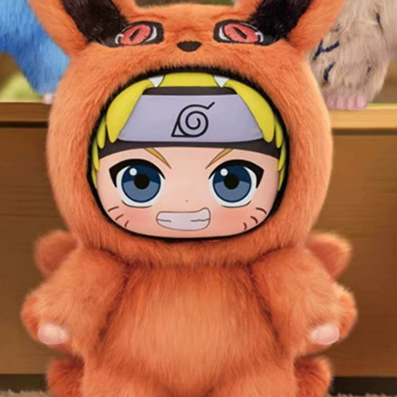 Подлинный слепой бокс Naruto Shippuden - Забавная серия зверьков, подлинный слепбокс, модный игрушка для офиса, милая кукла
