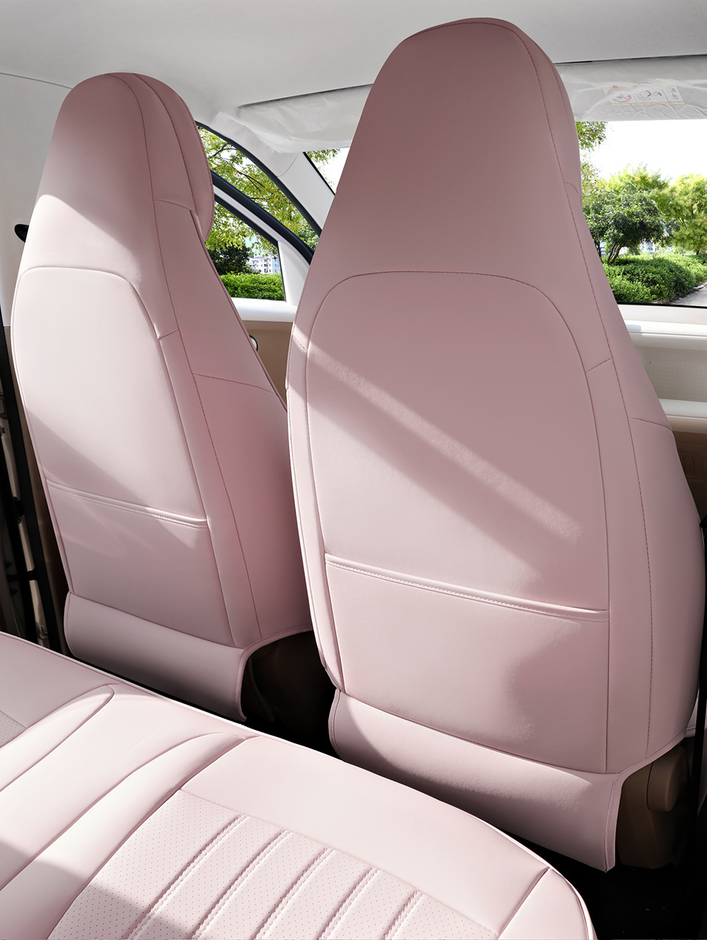 26 models of fifth-generation Wuling Hongguang Mini EV four-door version leather car seat covers, all-season seat covers and cushions
