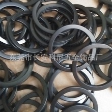 现货电泳黑色钥匙圈 高质量平圈 钢丝圈环 钥匙扣五金饰品配件