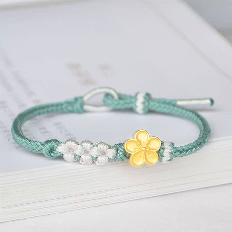 복숭아꽃 팔찌 (약 0.18g)