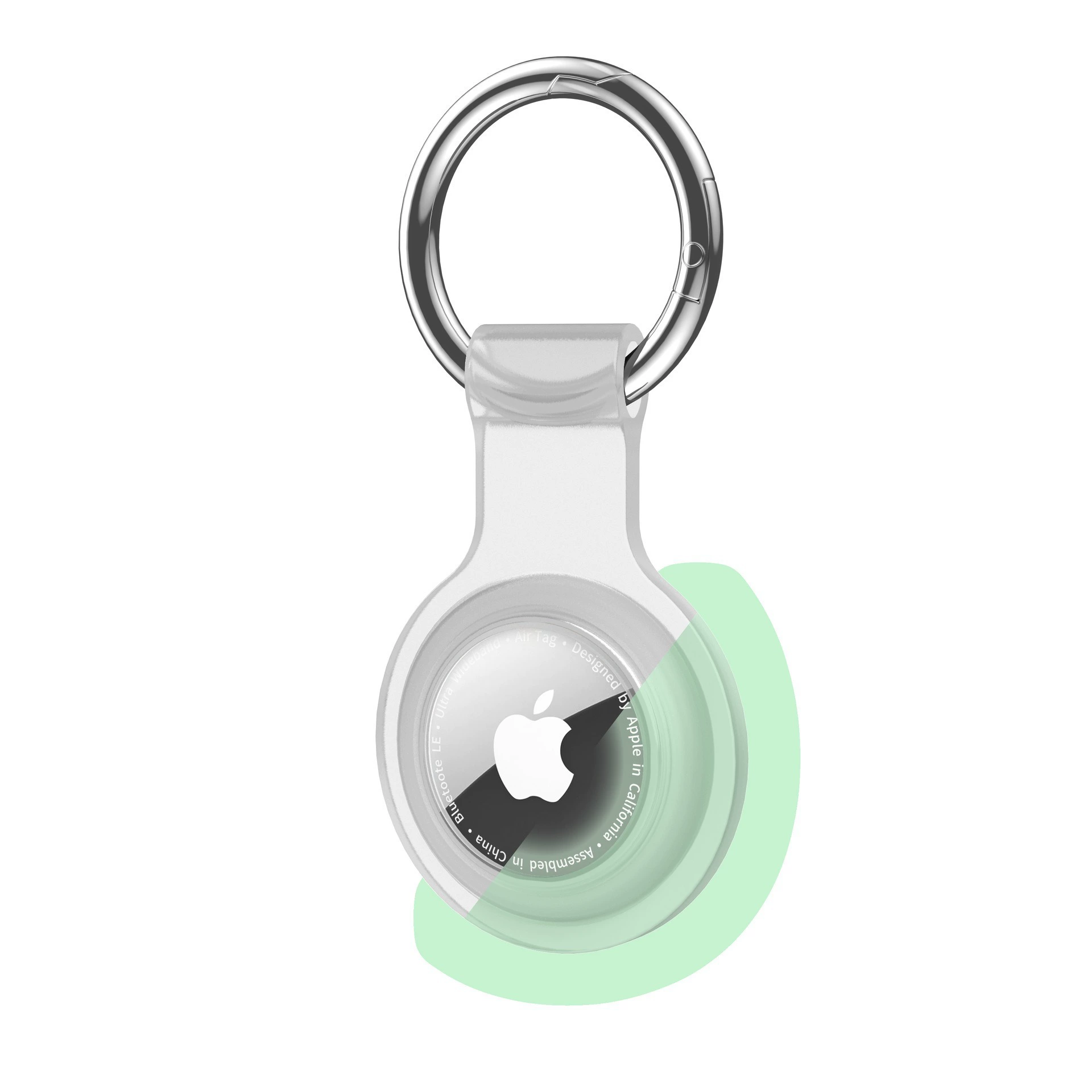 Apple, protective case, silicone waterproof keychain