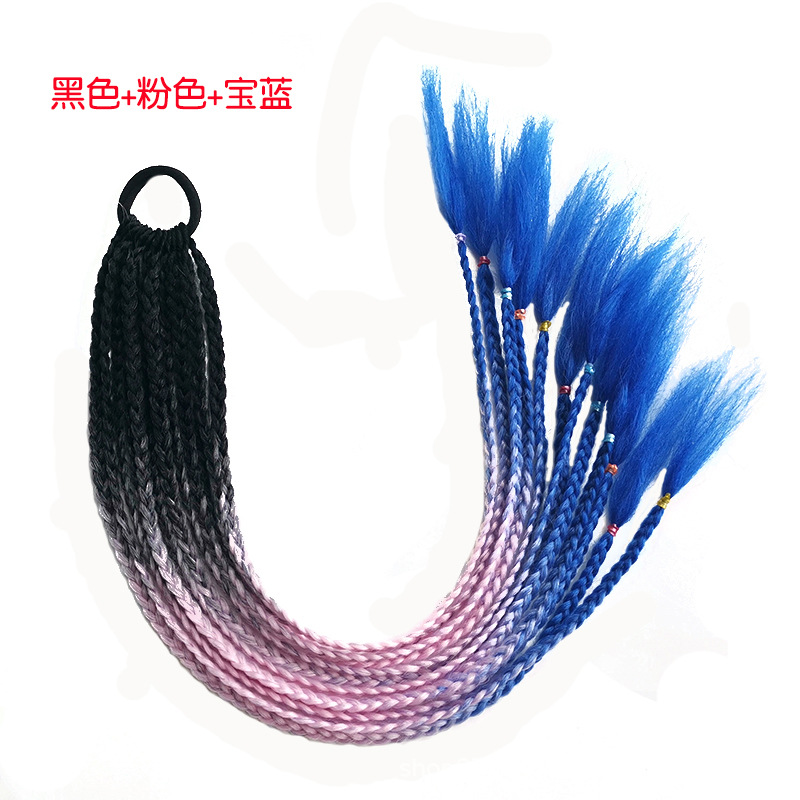 Black pink blue a 12 root