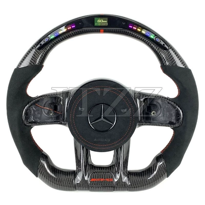 new LED suede carbon – Steering wheel - style-4