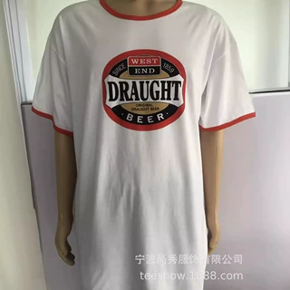 定制高清满版logo印花t恤 分散热升华印花圆领广告T恤衫 t恤男式