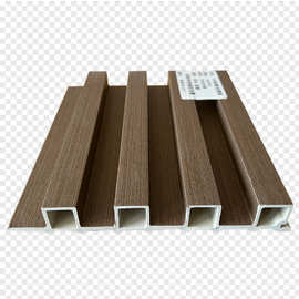 源头工厂WPC吊顶格栅墙板背景墙装饰生态木塑对扣长城板竹木纤维