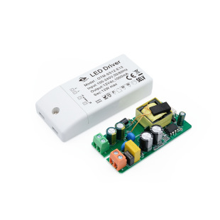 Factory supply 100-240 AC input 12W24V DC output high quality plastic shell LED lamp drive power supply