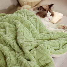 宠物毛毯冬天猫咪狗狗毯子猫窝冬季保暖猫垫子睡觉睡垫地垫猫毯子
