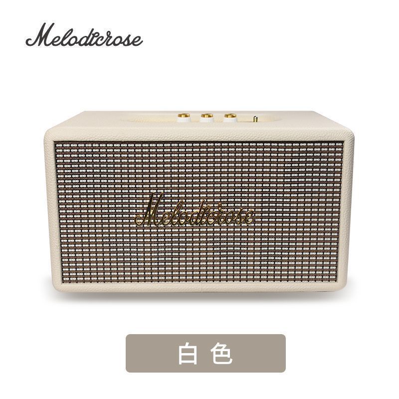 メロディックメロディーローズ02レトロワイヤレスbluetoothスピーカーデスクトップ重低音ハイパワーアウトドアオーディオ|undefined