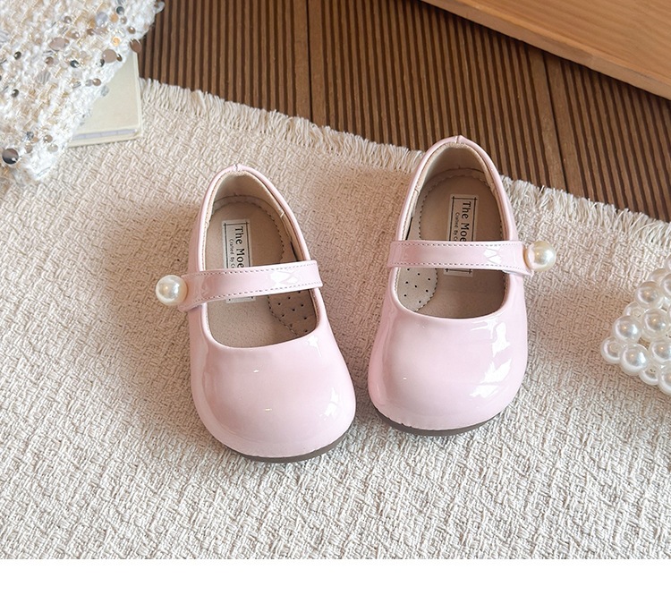 Klassische Mary Jane Ballerinas Mit Perlen Für Mädchen Elegant_voghion.com