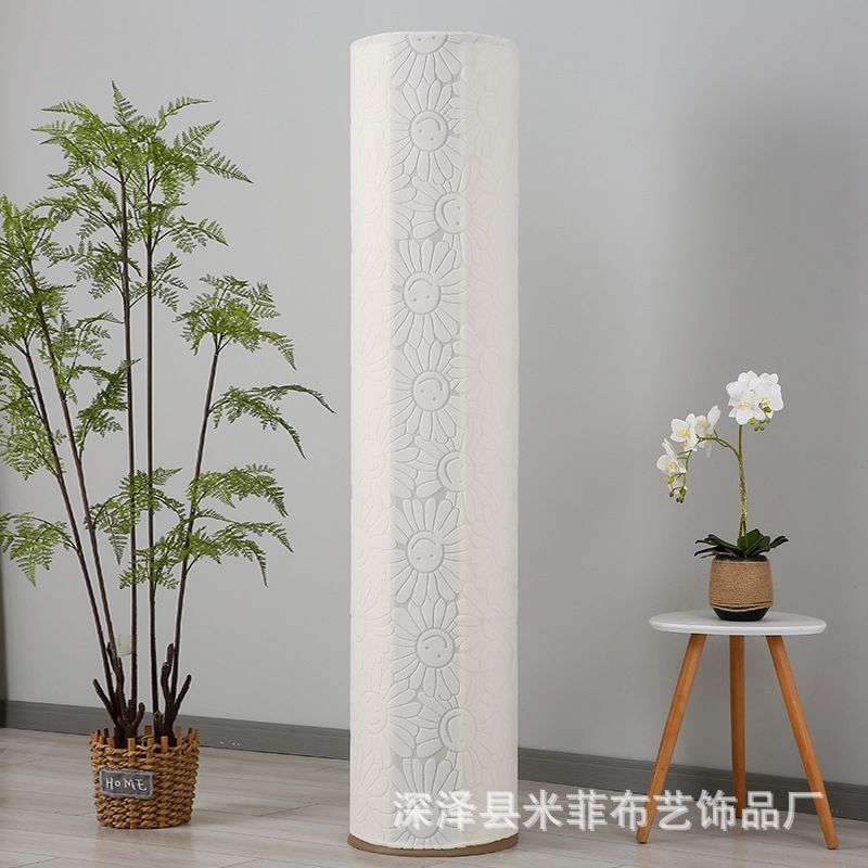 立式空调防尘罩圆柱形柜机格力美的海尔小米立体柜式圆形空调罩套