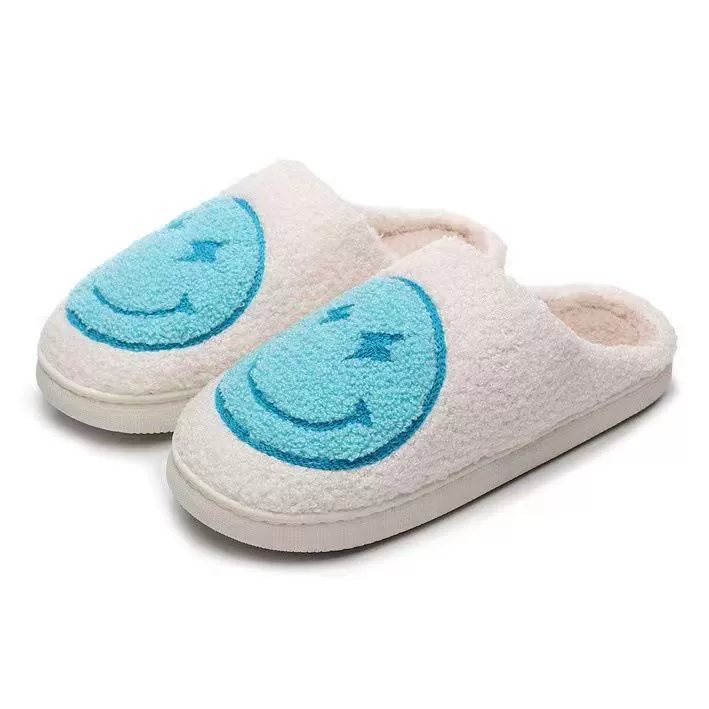 Новые осенне-зимние пары хлопковые тапочки с молнией улыбкой домашние комнатные противоскользящие хлопковые тапочки с героями мультфильмов оптом