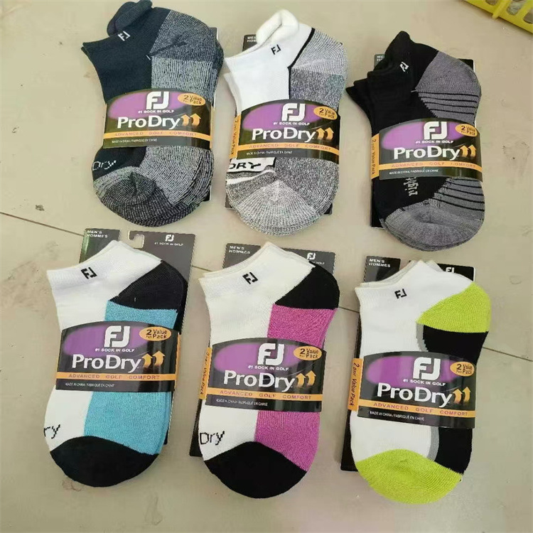 Golf Socks for Men and Women Low-top Shallow Thickened Towel Bottom Cotton Boat Socks Competition Training Outdoor Sports Short Tube Boat
